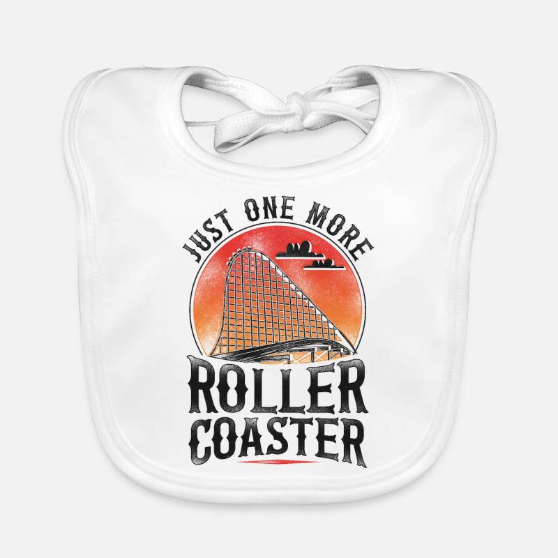 Roller Coaster Vintage Juste un Bavoir bio Bébé