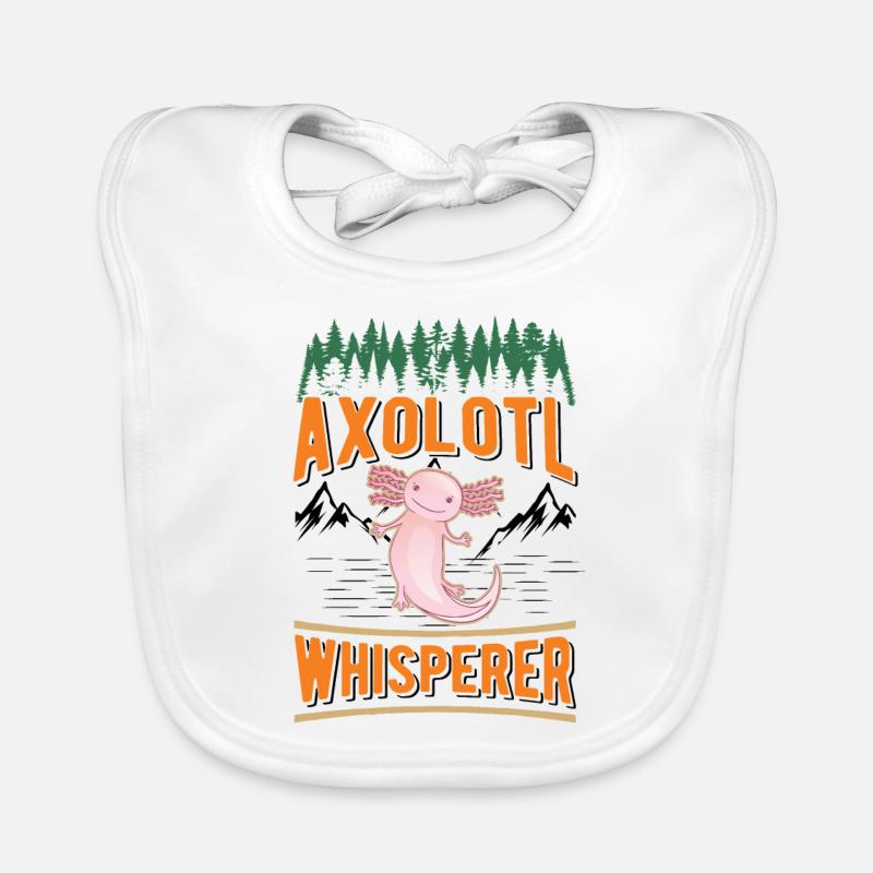 Axolotl Whisperer Queue Lurch Bavoir bio Bébé