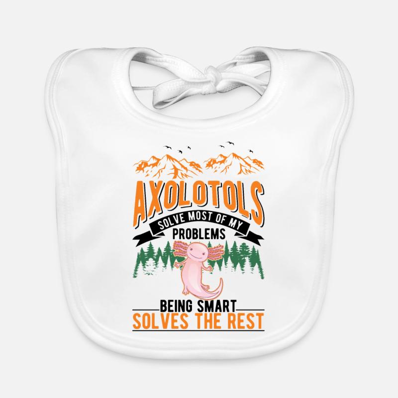 Axolotl Cadeau Queue Lurch Bavoir bio Bébé