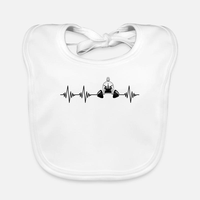 rythme cardiaque de dynamophilie Bavoir bio Bébé