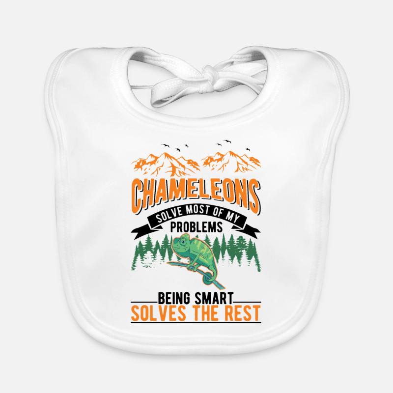Chamäleon Geschenk Chameleon Baby Bio-Lätzchen