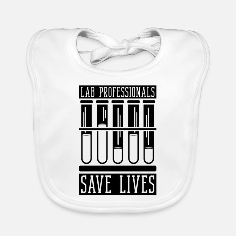 Labortechniker Wissenschaft Lab Tech Geschenkidee Baby Bio-Lätzchen