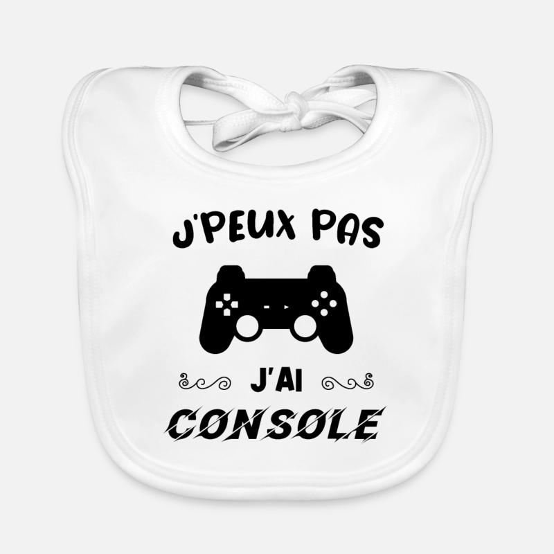 JE PEUX PAS J'AI CONSOLE. Bavoir bio Bébé