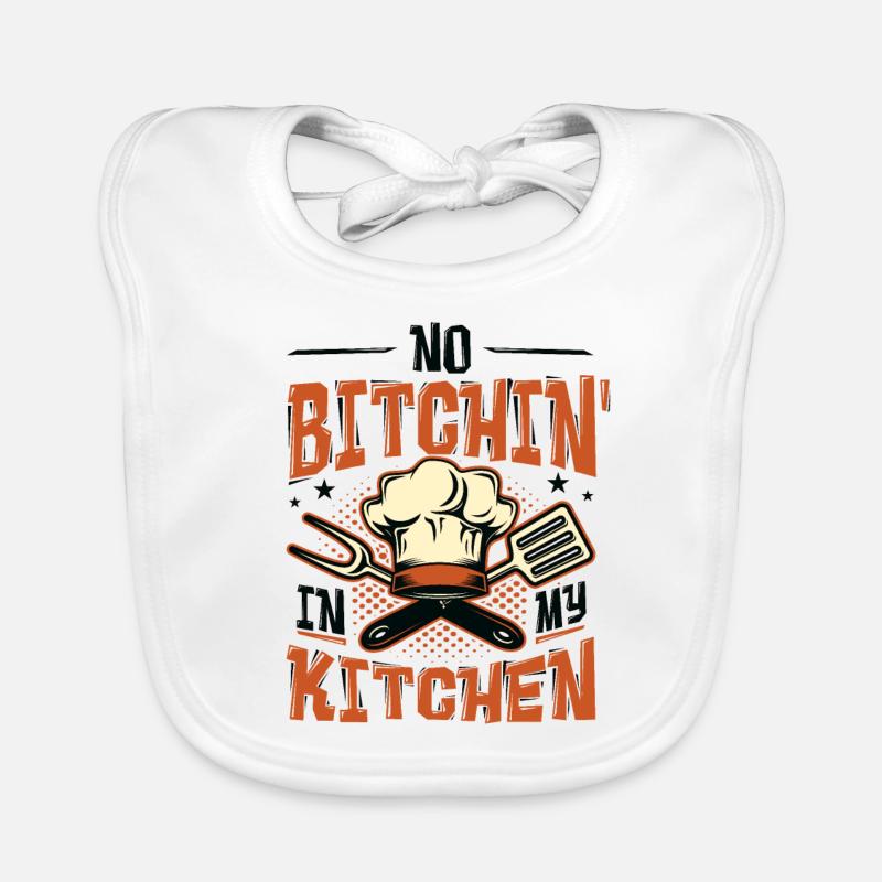 No crap guy in my kitchen Organic Baby Bibs