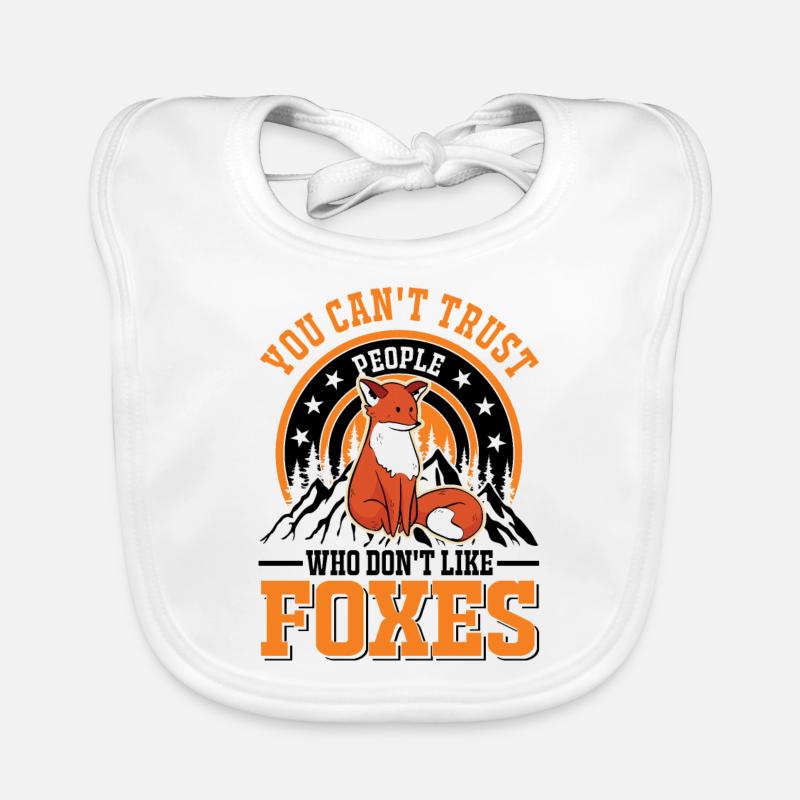 Fuchs Geschenk Rotfuchs Baby Bio-Lätzchen