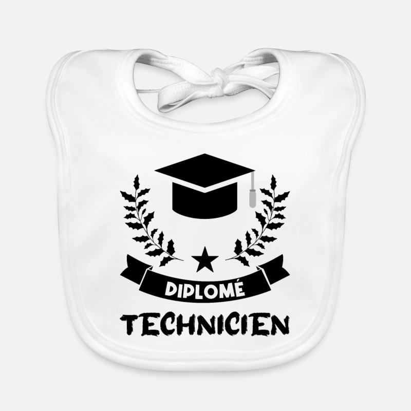 diplômé technicien. Bavoir bio Bébé