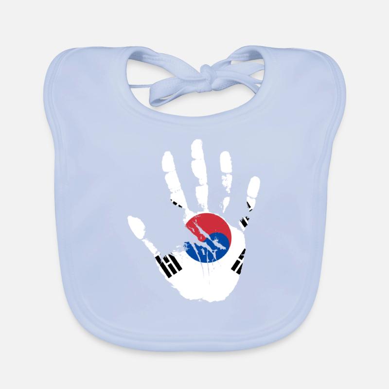 Support The South Korea Gift Organic Baby Bibs