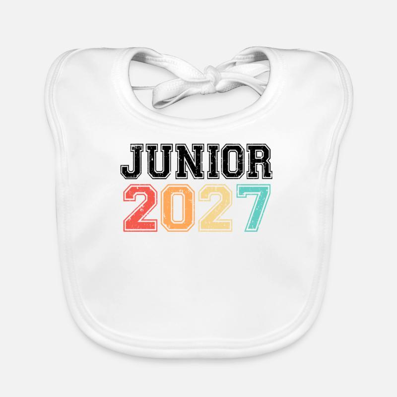 Junior 2027 Retro Vintage Organic Baby Bibs