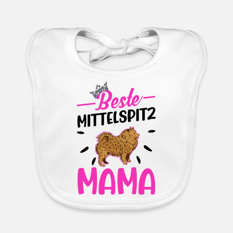 Beste Mittelspitz Mama Baby Bio-Lätzchen