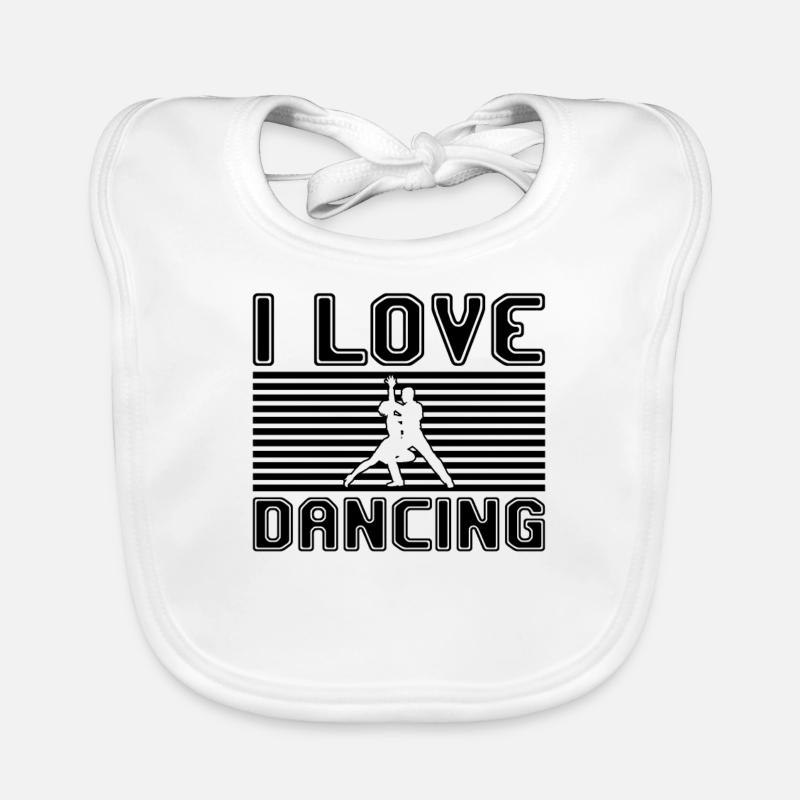I love dancing Baby Bio-Lätzchen