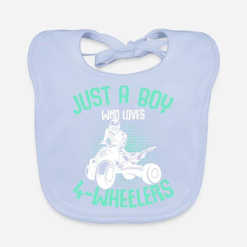 Quad Garçons VTT Bavoir bio Bébé