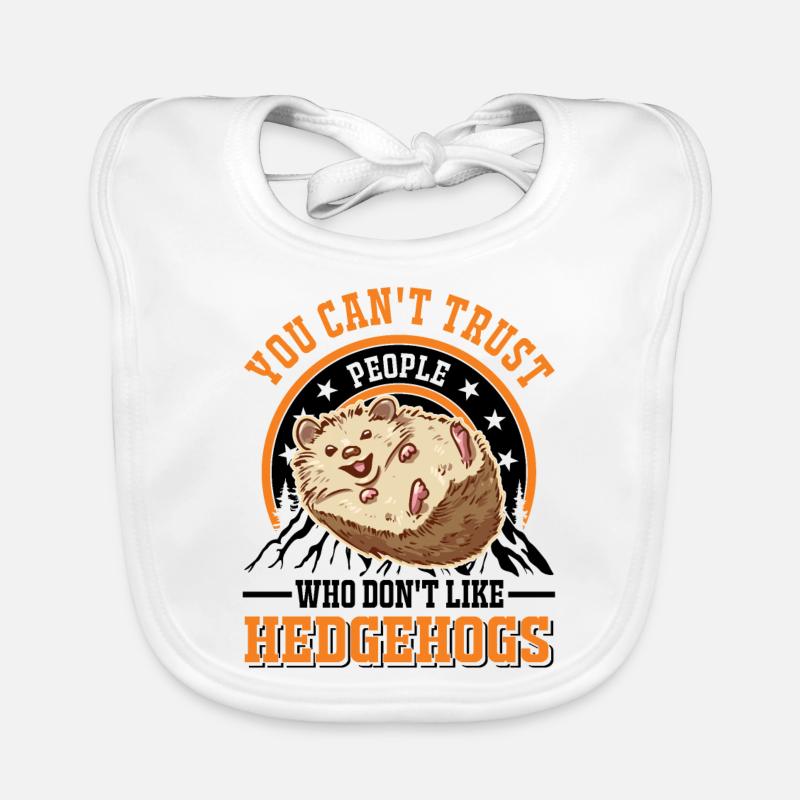 Igel Geschenk Stacheligel Baby Bio-Lätzchen