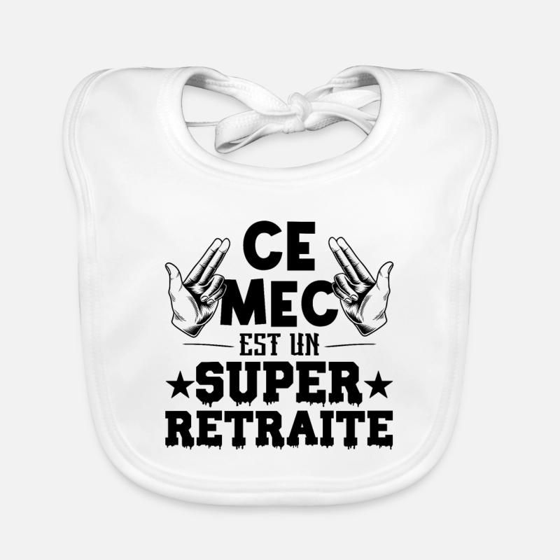 ce mec est un super gentil Bavoir bio Bébé