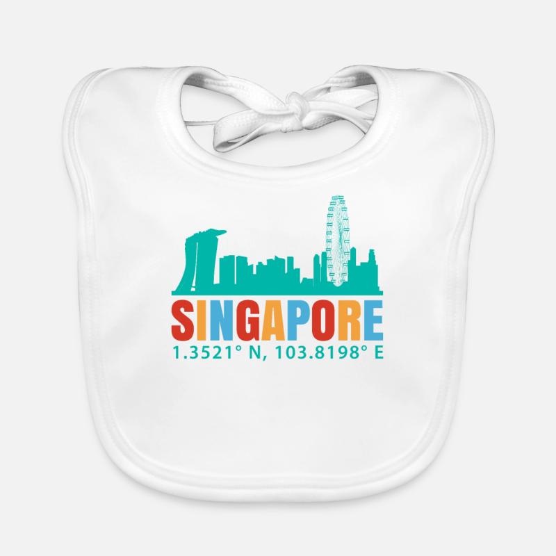 Singapour Bavoir bio Bébé