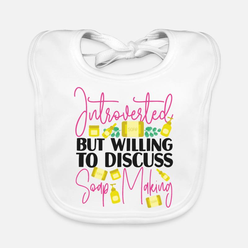 Soap Making Crafting Introverted Baby Bio-Lätzchen