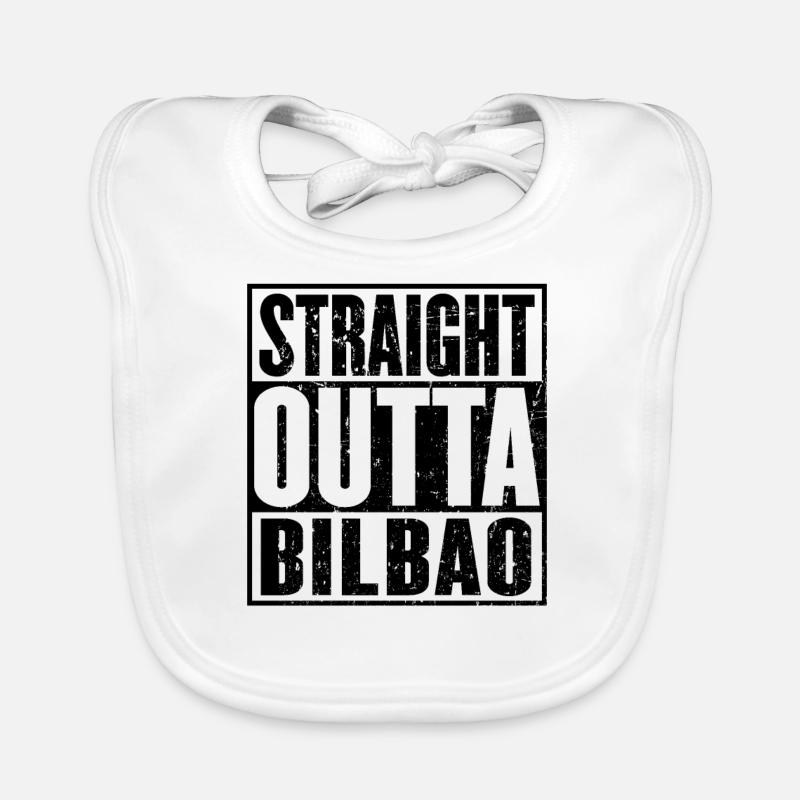 Gerade Outta Bilbao Baby Bio-Lätzchen