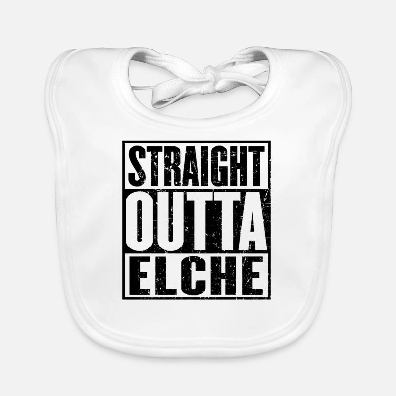 Straight Outta Elche Organic Baby Bibs