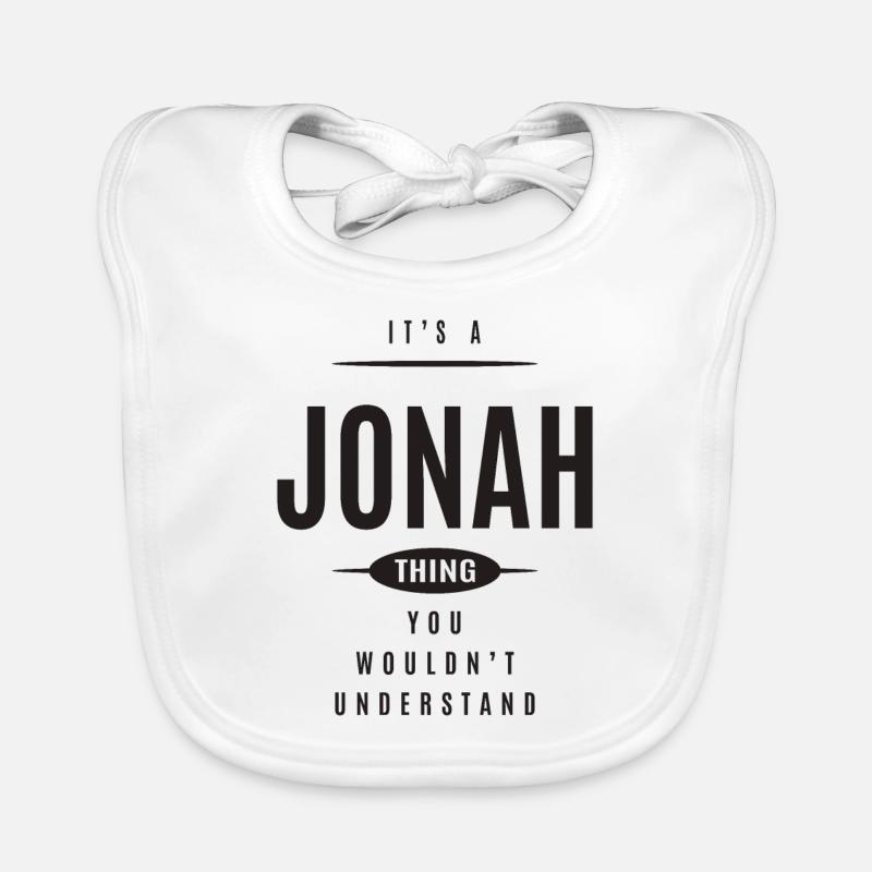 It's a Jonah Thing Personalized Name Organic Baby Bibs