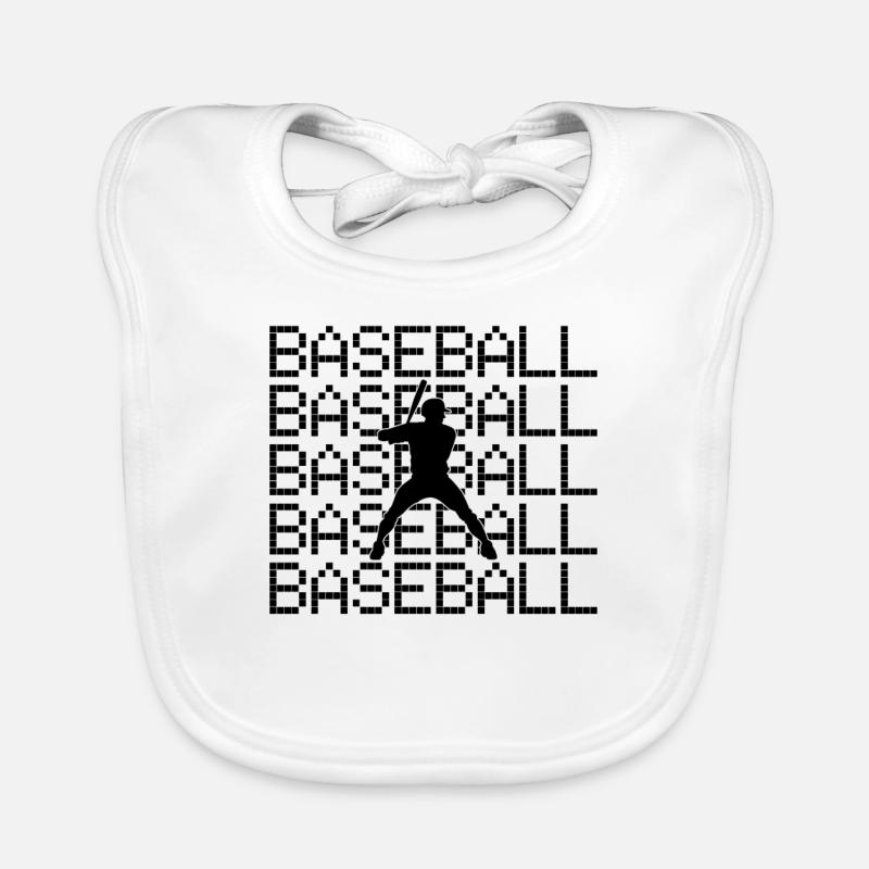 Baseball Baby Bio-Lätzchen