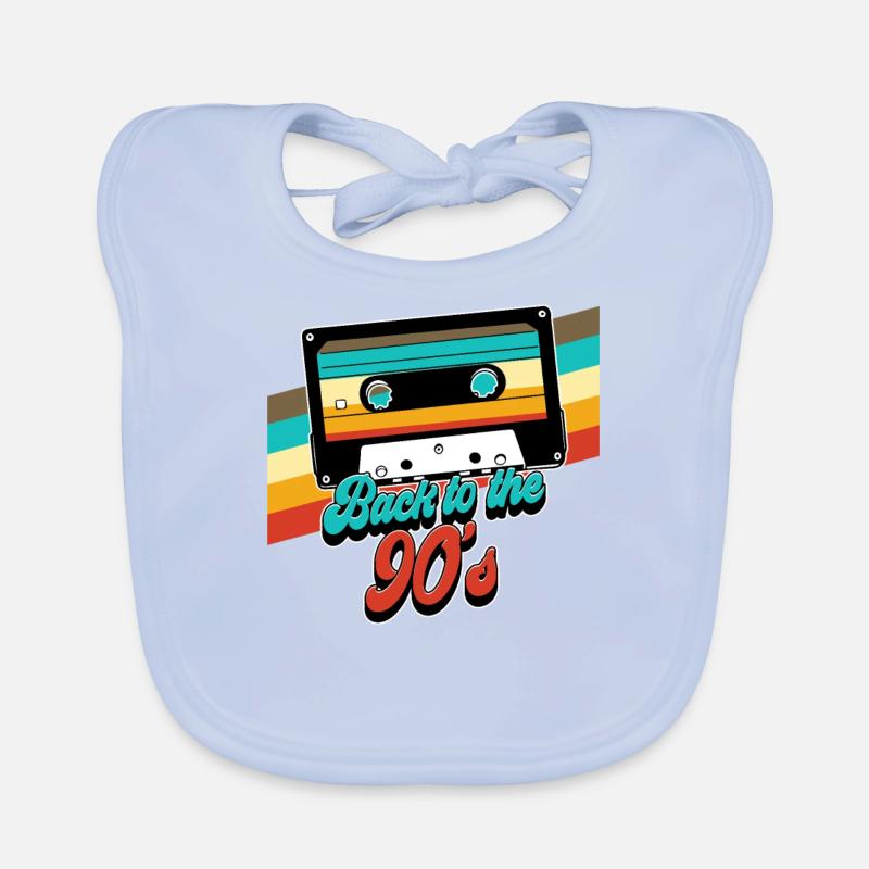 90s Back To The 90s Organic Baby Bibs