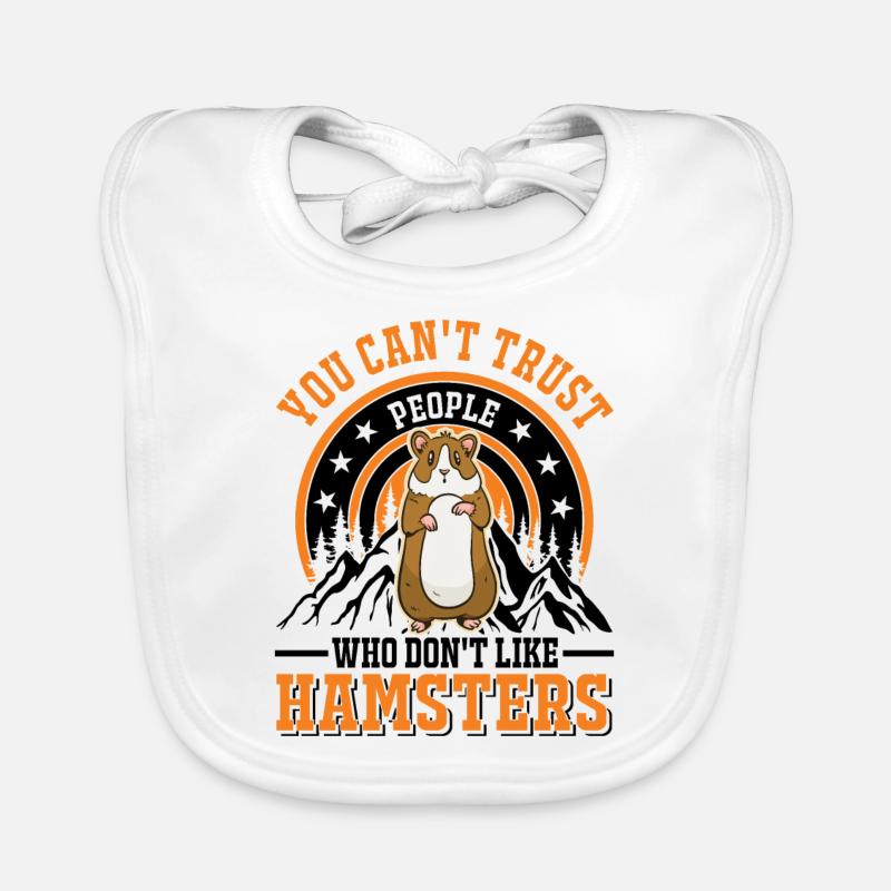 Hamster Cadeau Hamster Doré Hamster Bavoir bio Bébé