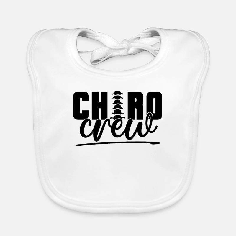 Chiropraktiker Chiro Chiropraktik Geschenkidee Baby Bio-Lätzchen