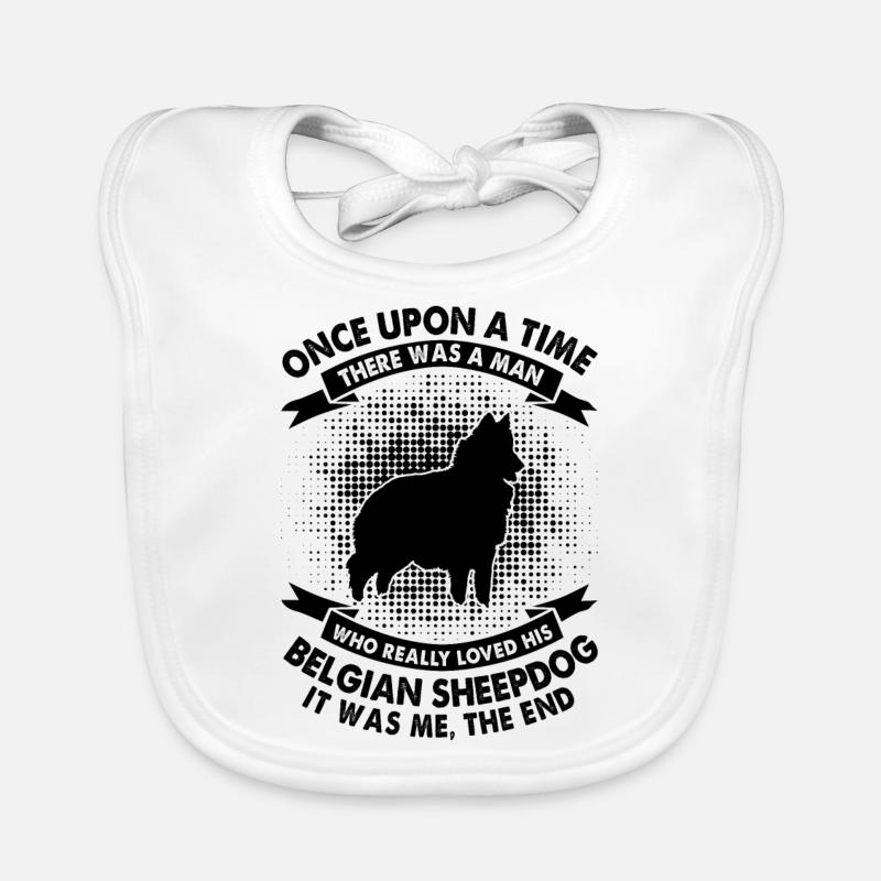 Once Upon a Time - Belgian Shepherd Organic Baby Bibs