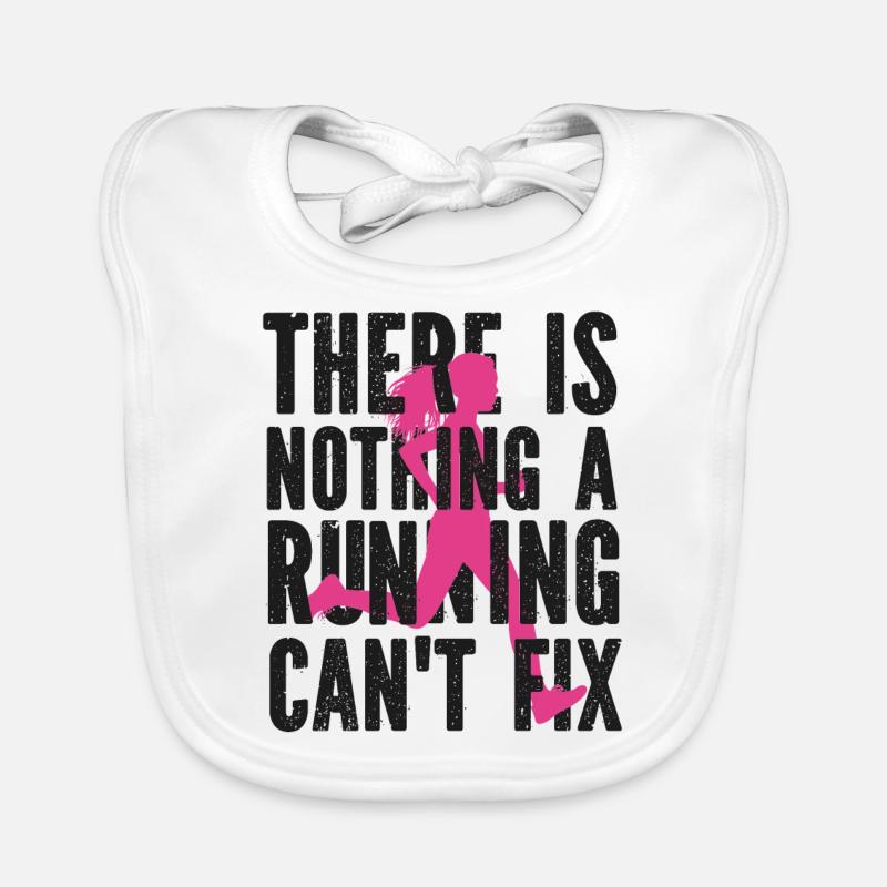 Running Runner Half Marathon Baby Bio-Lätzchen