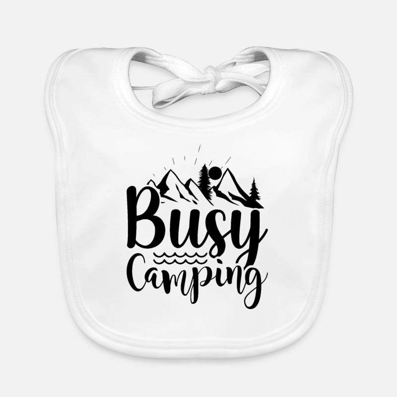 Diligent camping hiking shirt Organic Baby Bibs
