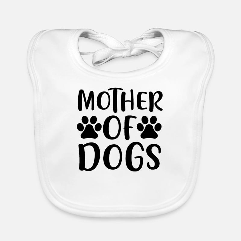 Mutter von Hunden Baby Bio-Lätzchen