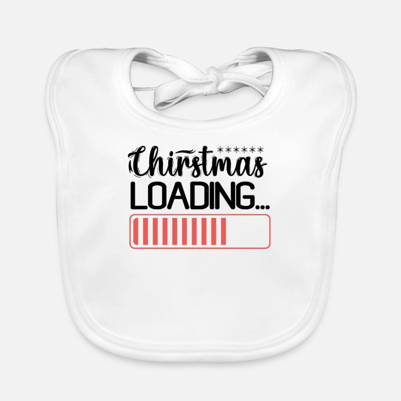 Vilain Noël Noël Loding Dictons Bavoir bio Bébé