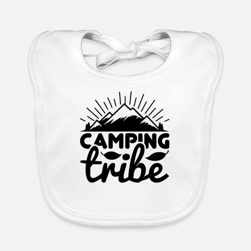 Camping Stamm Wandershirt Baby Bio-Lätzchen