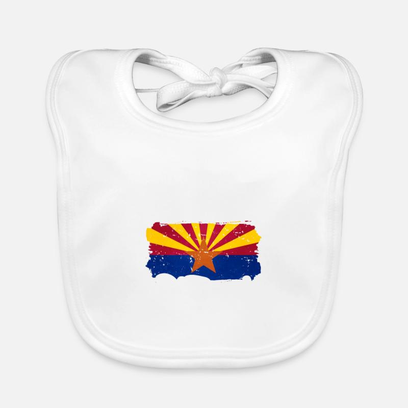 Arizona - Bavoir bio Bébé - blanc
