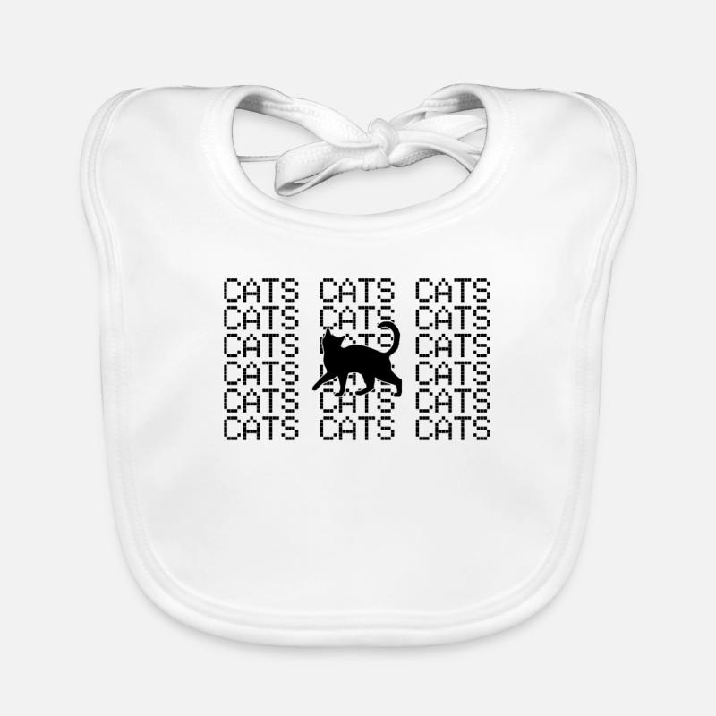 Chat Bavoir bio Bébé