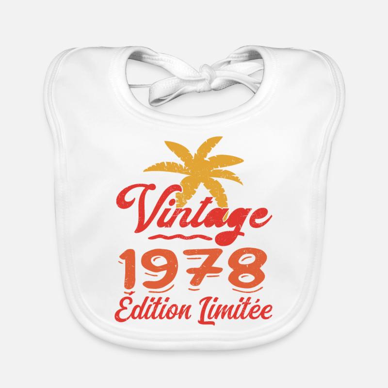 Vintage 1978 Edition Limitée Bavoir bio Bébé