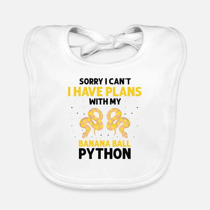 King python design pour les amateurs de serpents Bavoir bio Bébé