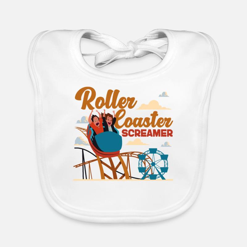 Roller Coaster Roller Coaster Bavoir bio Bébé