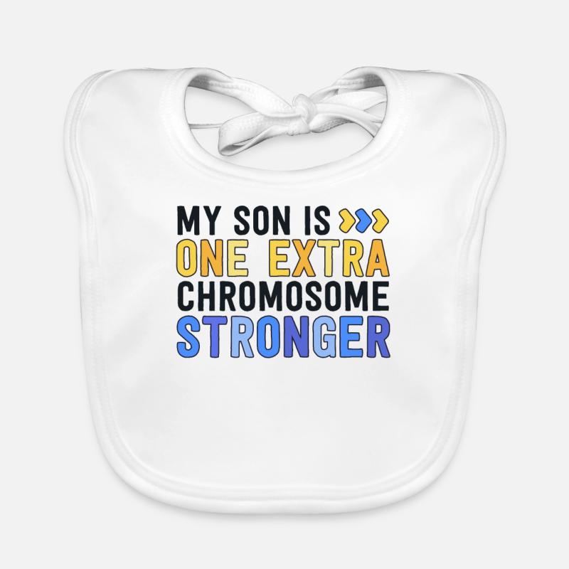Family Down Syndrome Bewusstsein Mein Sohn Ein Extra Baby Bio-Lätzchen