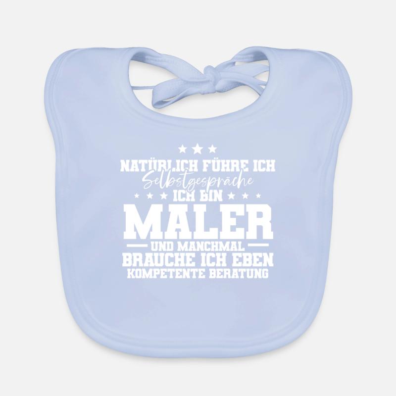 Ich Bin Maler Baby Bio-Lätzchen