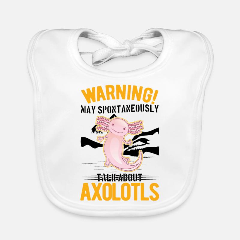 Axolotl Gift Tail Lurch Organic Baby Bibs