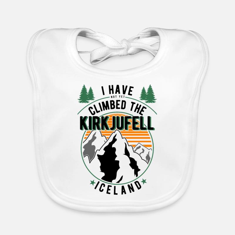 Wanderer - Kletterer Wandern Kirkjufell Baby Bio-Lätzchen