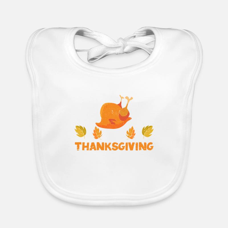 No experiments at Thanksgiving dinner Organic Baby Bibs