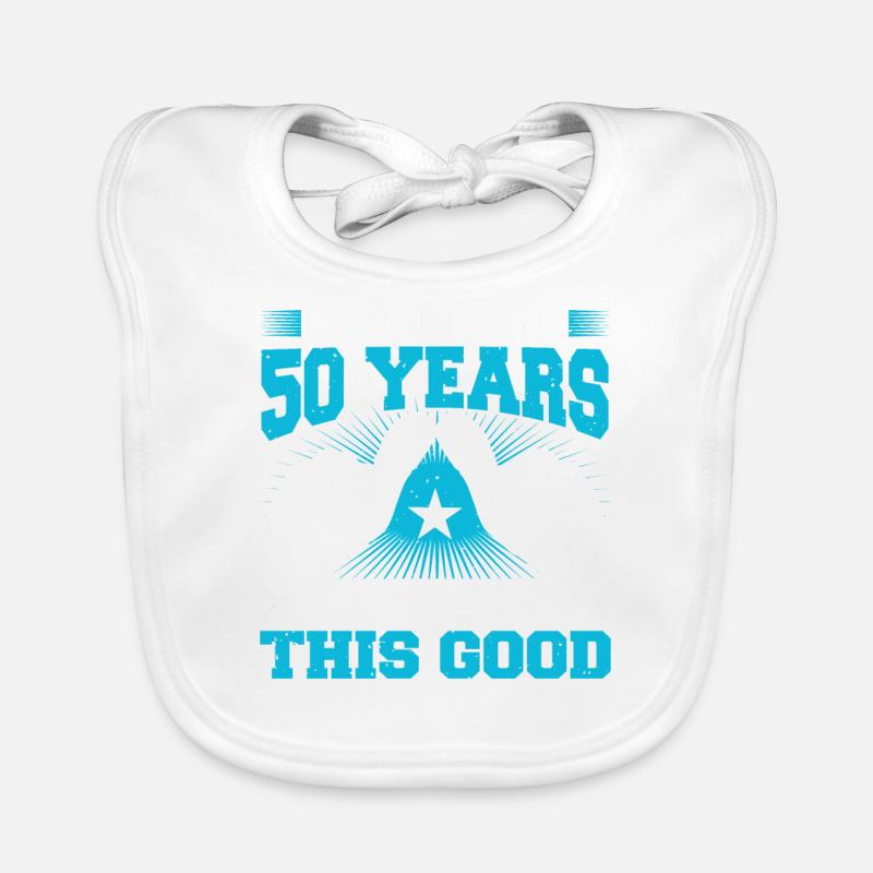 Il a fallu 50 ans drôle 50e anniversaire Bavoir bio Bébé