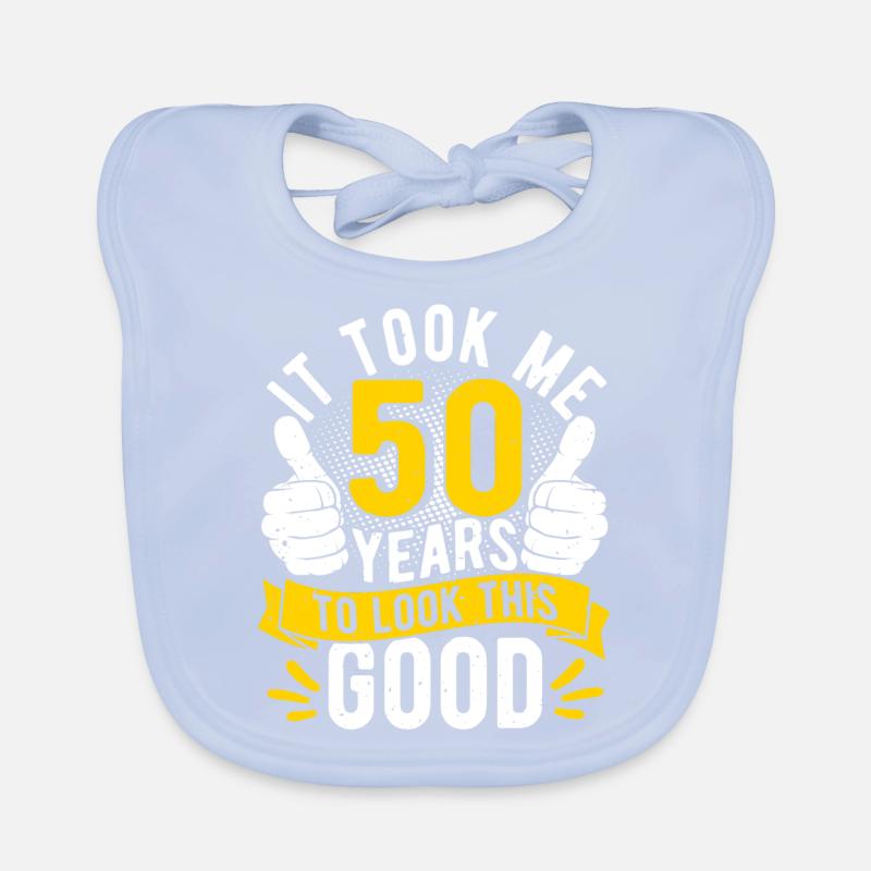 Il a fallu 50 ans drôle 50e anniversaire Bavoir bio Bébé