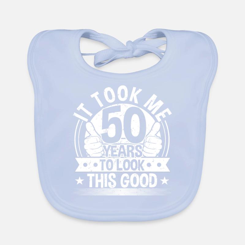 Il a fallu 50 ans drôle 50e anniversaire Bavoir bio Bébé