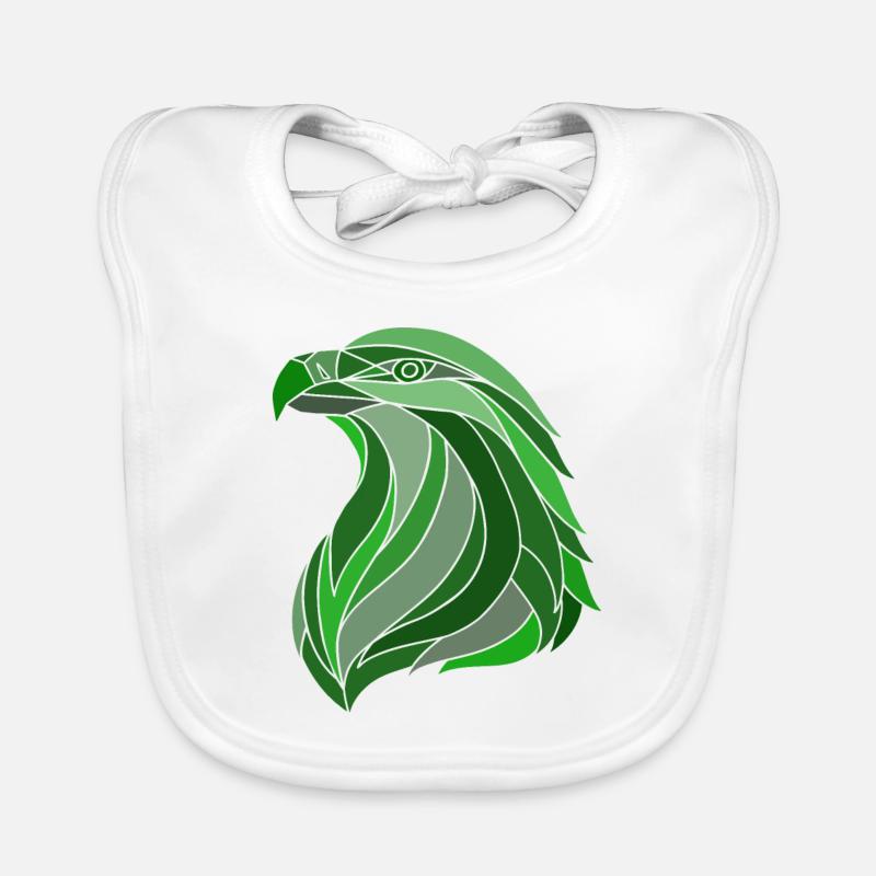 eagle green Baby Bio-Lätzchen