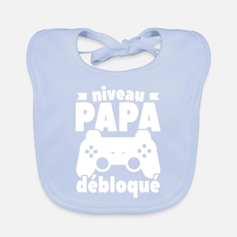 Niveau Papa Débloqué Bavoir bio Bébé