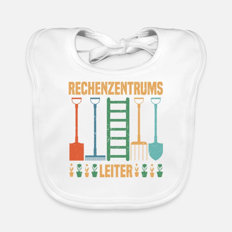 Rechenzentrumsleiter Rechen & Leiter Garten Baby Bio-Lätzchen