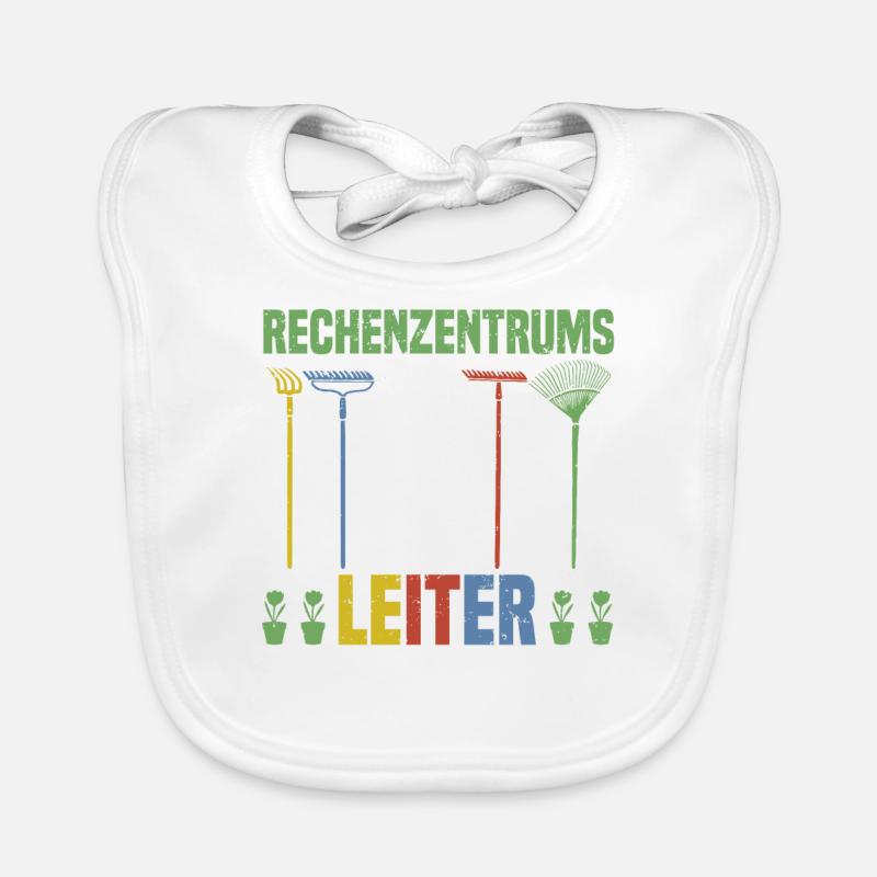 Rechenzentrumsleiter Rechen & Leiter Garten Baby Bio-Lätzchen