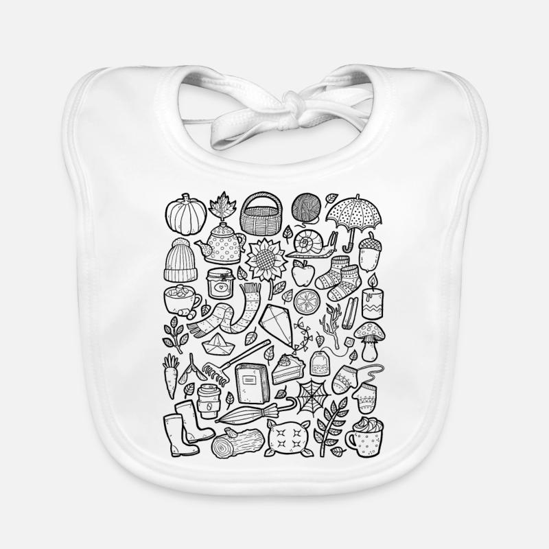 Herbst Baby Bio-Lätzchen